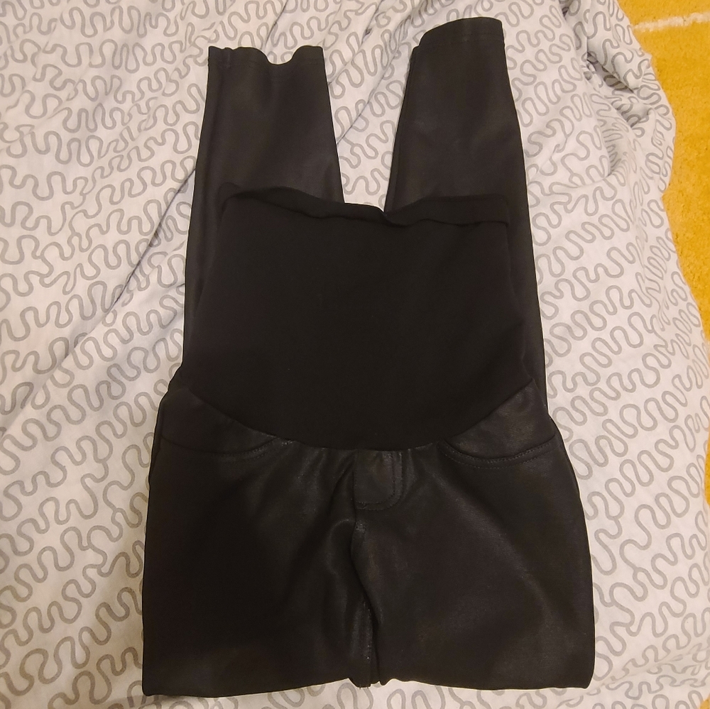 Jessica Simpson Maternity faux leather leggings